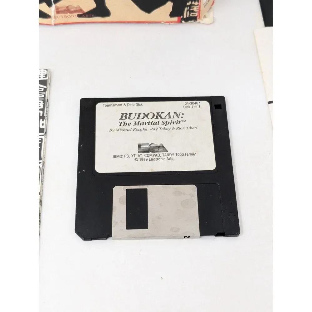 Budokan The Martial Spirit Big Box‎ IBM PC Game MS-DOS 3.5